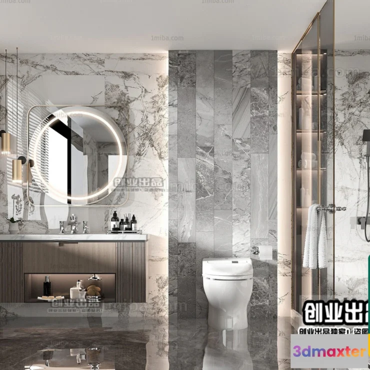 1246676 - MINIMALIST STYLE - VRAY  CORONA - 3D MODEL - 4462