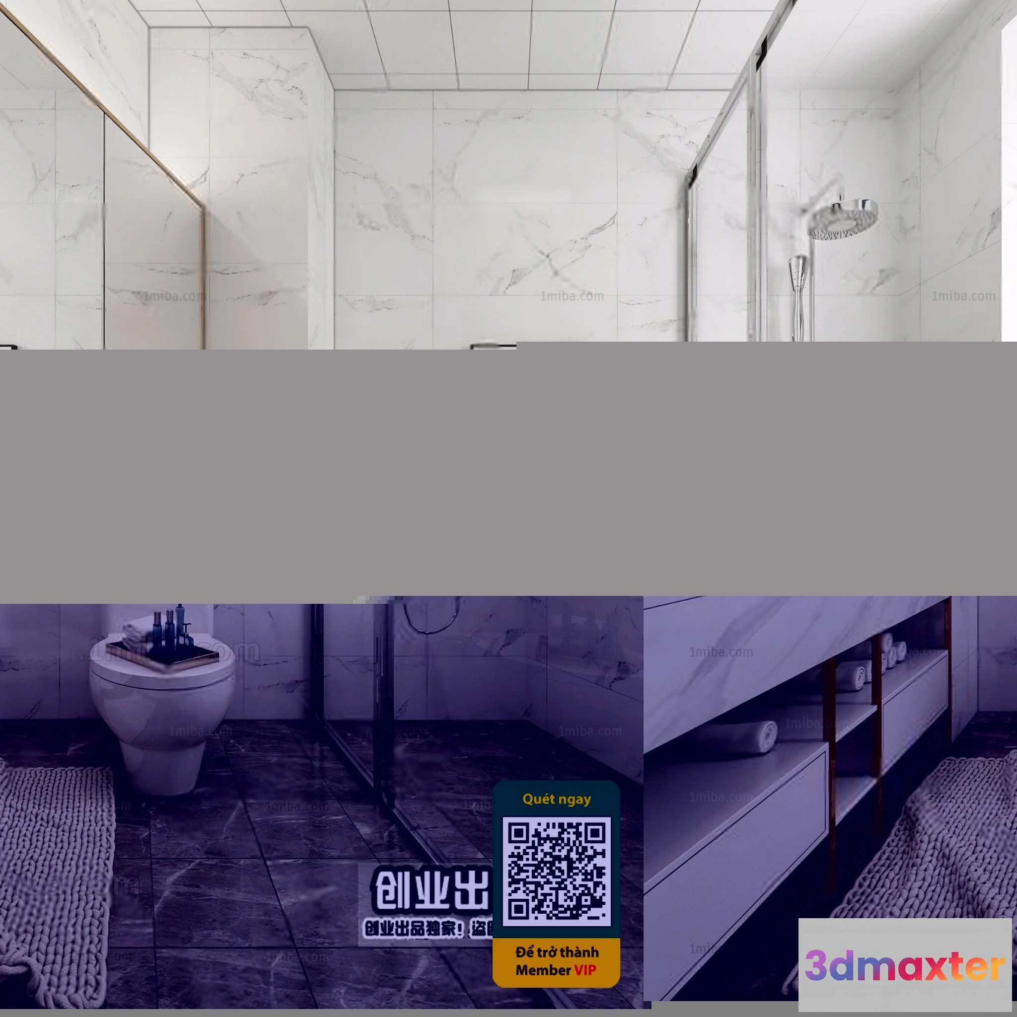 1246684 - MINIMALIST STYLE - VRAY  CORONA - 3D MODEL - 4466