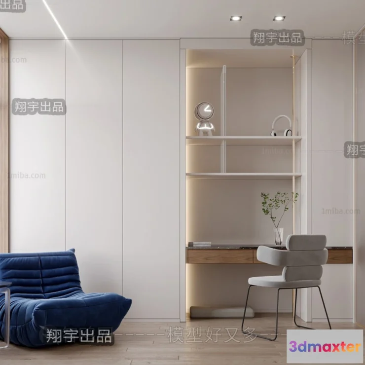 1246694 - MINIMALIST STYLE - VRAY  CORONA - 3D MODEL - 4471