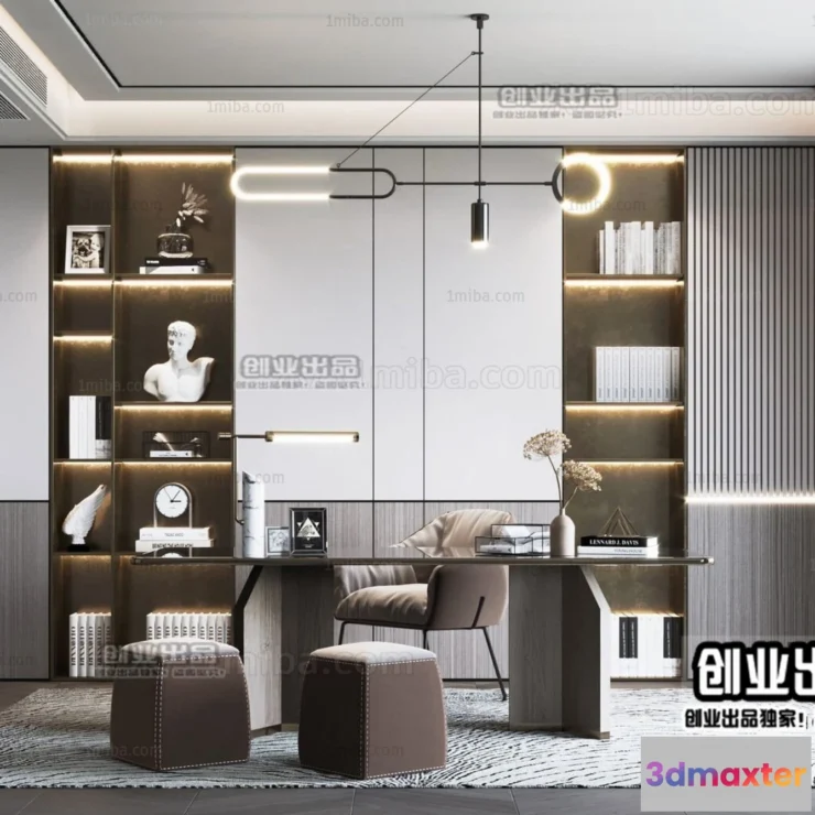 1246700 - MINIMALIST STYLE - VRAY  CORONA - 3D MODEL - 4474