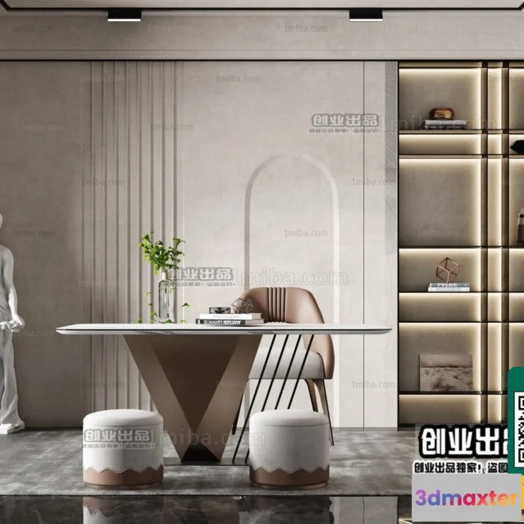 1246702 - MINIMALIST STYLE - VRAY  CORONA - 3D MODEL - 4475