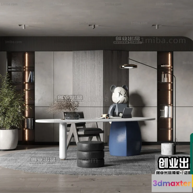 1246708 - MINIMALIST STYLE - VRAY  CORONA - 3D MODEL - 4478