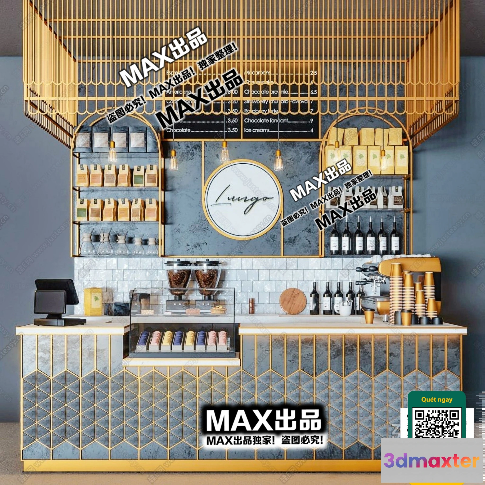 1247000 - OTHER MODELS - SHOP - VRAY  CORONA - 3D MODEL - 4624