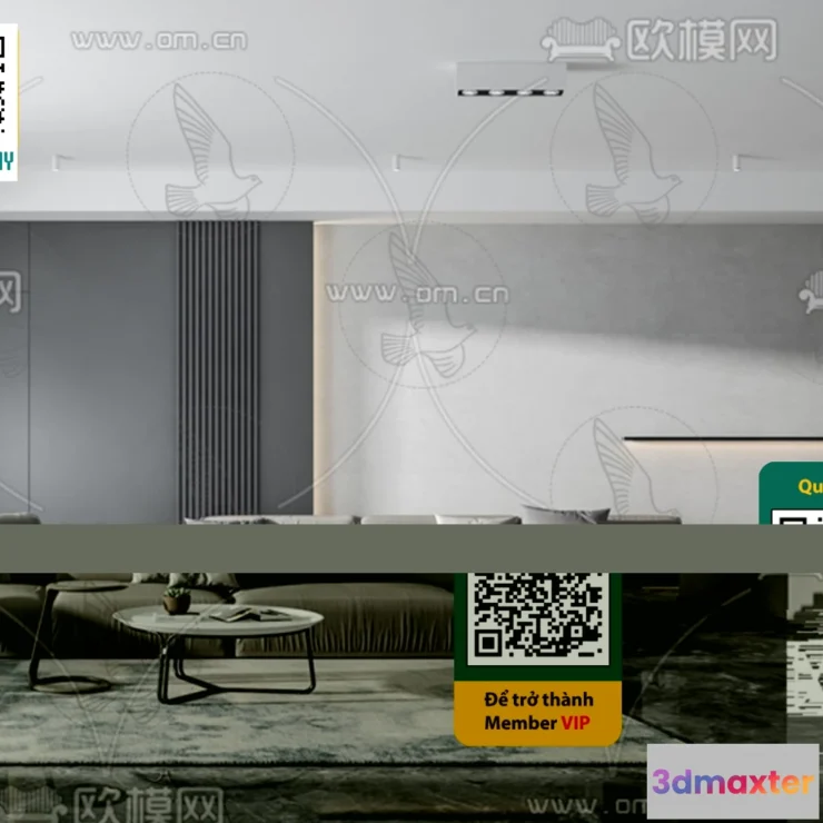 1247812 - MINIMALIST STYLE - VRAY  CORONA - 3D MODEL - 5030