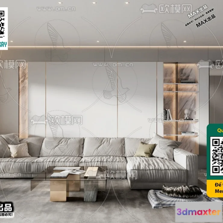 1247816 - MINIMALIST STYLE - VRAY  CORONA - 3D MODEL - 5032