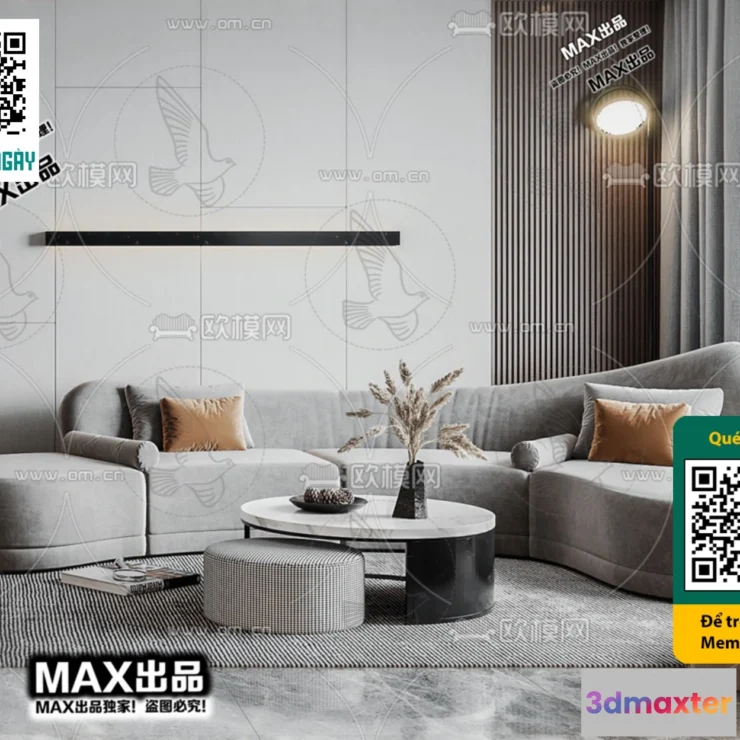 1247822 - MINIMALIST STYLE - VRAY  CORONA - 3D MODEL - 5035