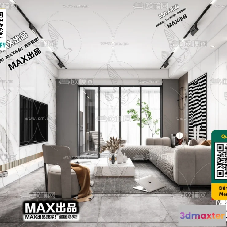 1247824 - MINIMALIST STYLE - VRAY  CORONA - 3D MODEL - 5036