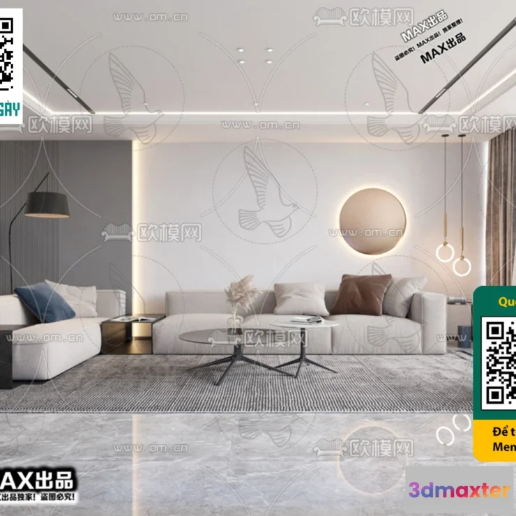 1247834 - MINIMALIST STYLE - VRAY  CORONA - 3D MODEL - 5041