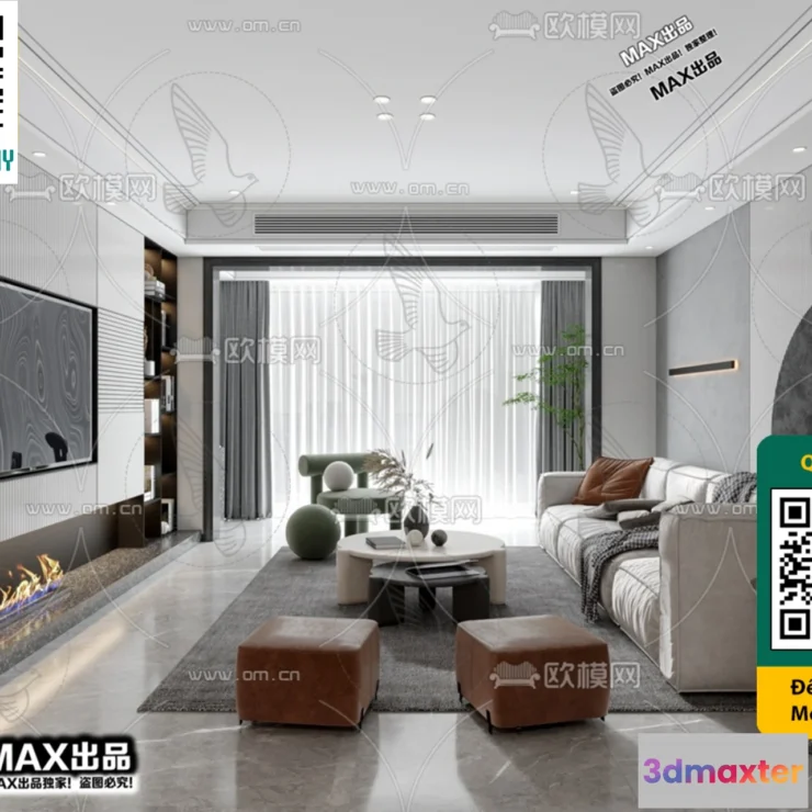 1247838 - MINIMALIST STYLE - VRAY  CORONA - 3D MODEL - 5043