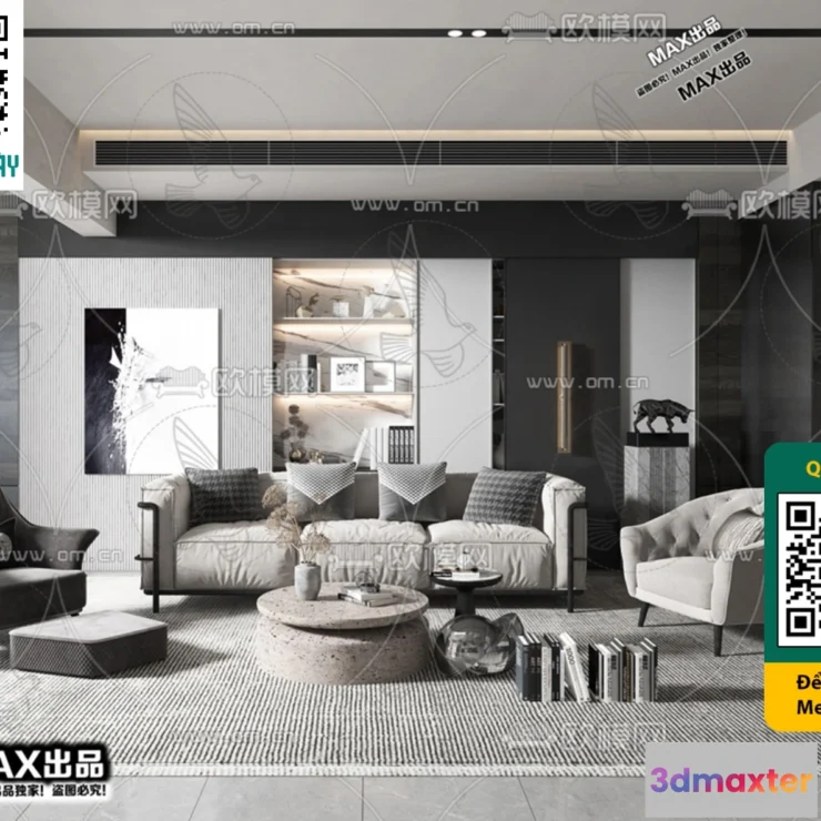 1247840 - MINIMALIST STYLE - VRAY  CORONA - 3D MODEL - 5044