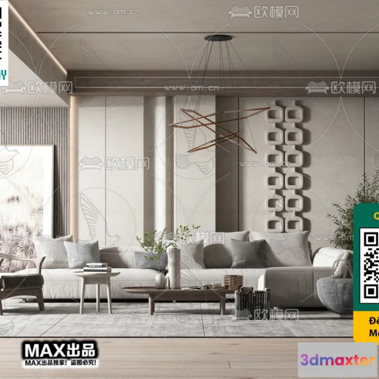 1247856 - MINIMALIST STYLE - VRAY  CORONA - 3D MODEL - 5052