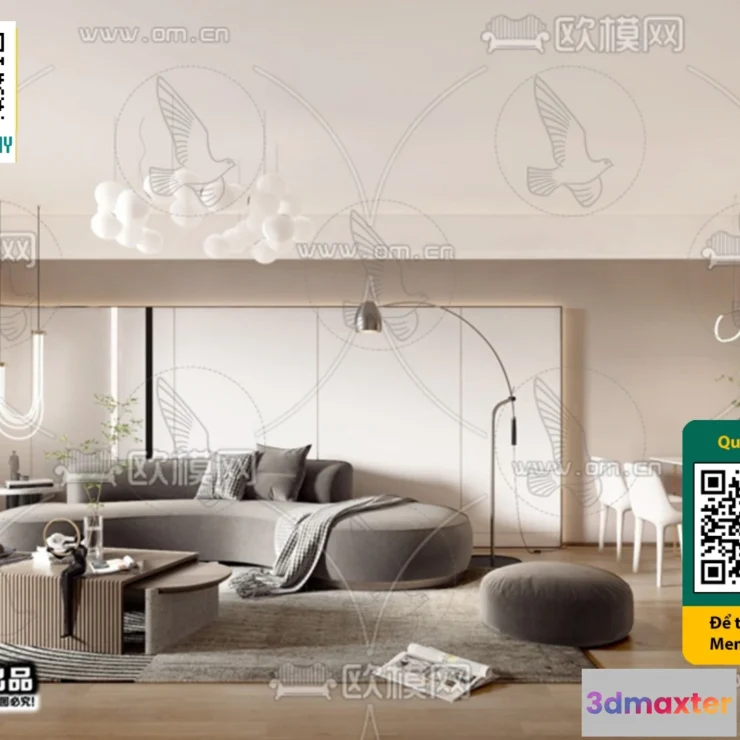 1247862 - MINIMALIST STYLE - VRAY  CORONA - 3D MODEL - 5055