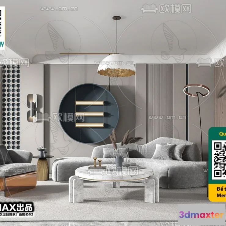 1247866 - MINIMALIST STYLE - VRAY  CORONA - 3D MODEL - 5057