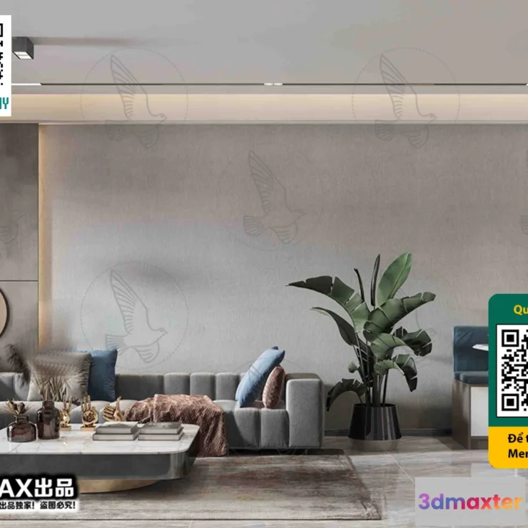 1247876 - MINIMALIST STYLE - VRAY  CORONA - 3D MODEL - 5062