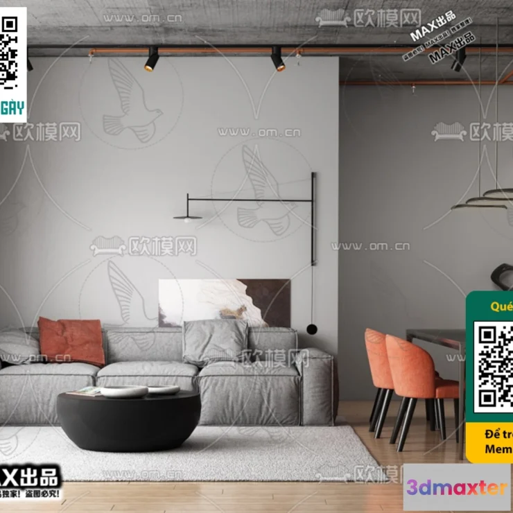 1247880 - MINIMALIST STYLE - VRAY  CORONA - 3D MODEL - 5064