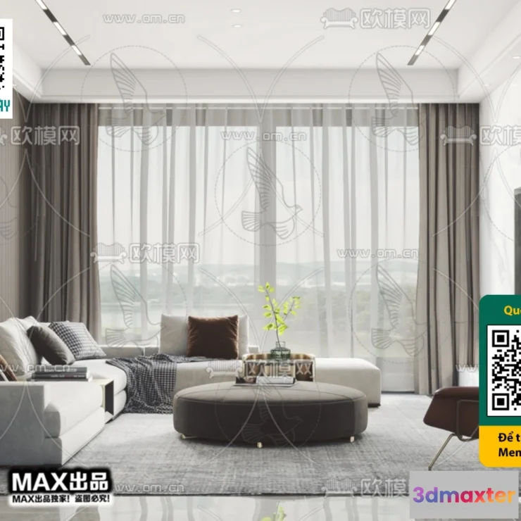 1247892 - MINIMALIST STYLE - VRAY  CORONA - 3D MODEL - 5070