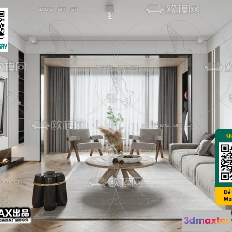 1247896 - MINIMALIST STYLE - VRAY  CORONA - 3D MODEL - 5072