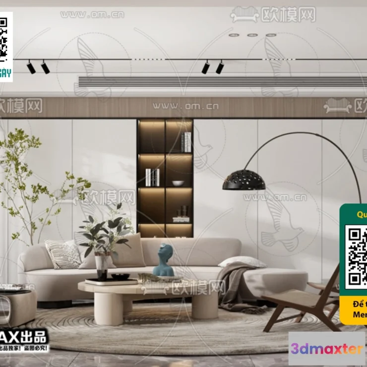 1247898 - MINIMALIST STYLE - VRAY  CORONA - 3D MODEL - 5073