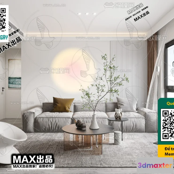 1247928 - MINIMALIST STYLE - VRAY  CORONA - 3D MODEL - 5088