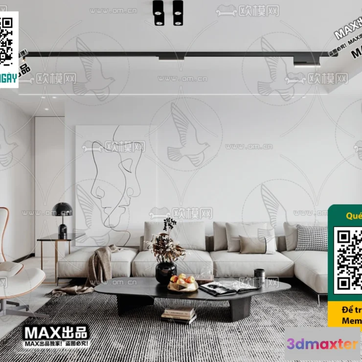 1247930 - MINIMALIST STYLE - VRAY  CORONA - 3D MODEL - 5089