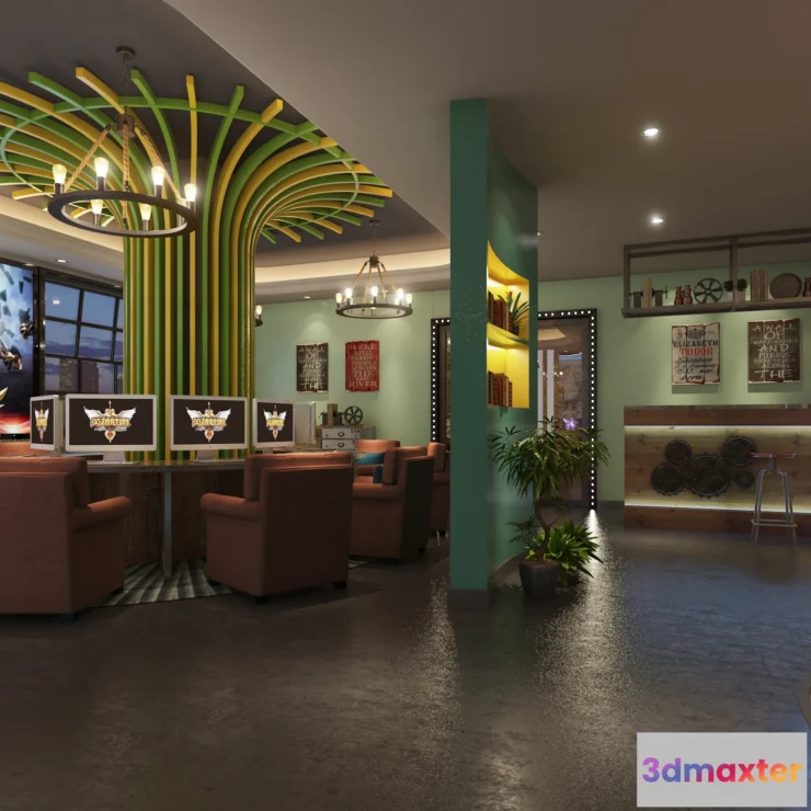 1259852 - Cooldesign Interior 20 - Public Space - INTERNETCAFE - 09