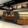 1358273 - Restaurant - Fastfood - 3D Interior Scenes - 071 3D Max