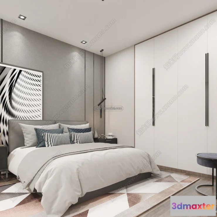 1358441 - Mezzanine Floor - 3D Interior Scene - 3D Models - Modern Style - 081 3D Max