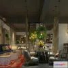 1358539 - Restaurant - Fastfood - 3D Interior Scenes - 075 3D Max