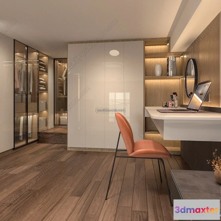 1358660 - Mezzanine Floor - 3D Interior Scene - 3D Models - Modern Style - 084 3D Max