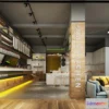 1358667 - Restaurant - Fastfood - 3D Interior Scenes - 077 3D Max