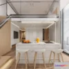 1358924 - Mezzanine Floor - 3D Interior Scene - 3D Models - Modern Style - 088 3D Max