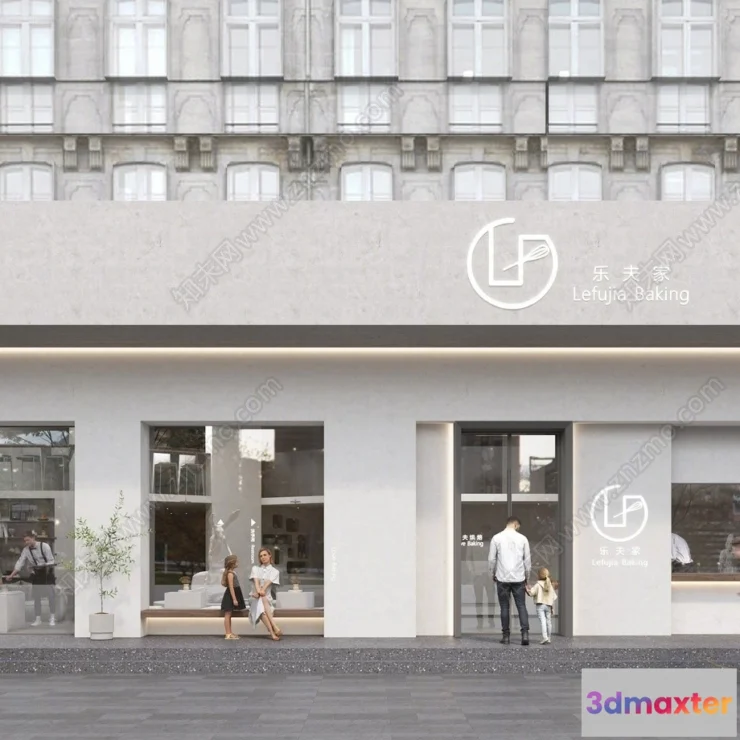 1359125 - Restaurant - Fastfood - 3D Interior Scenes - 084 3D Max