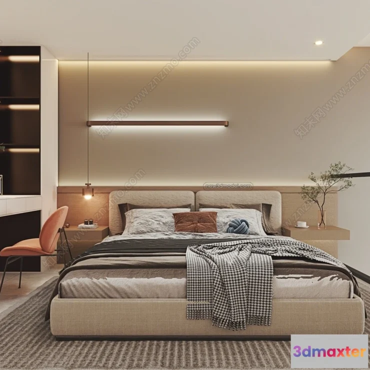 1359248 - Mezzanine Floor - 3D Interior Scene - 3D Models - Modern Style - 093 3D Max