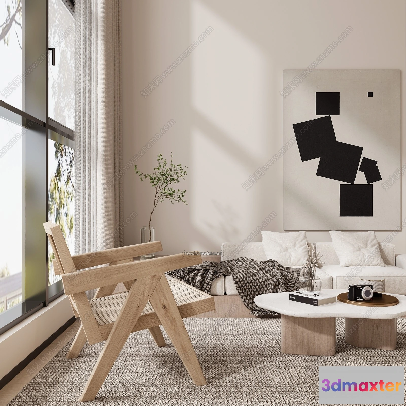 1359577 - Mezzanine Floor - 3D Interior Scene - 3D Models - Modern Style - 098 3D Max