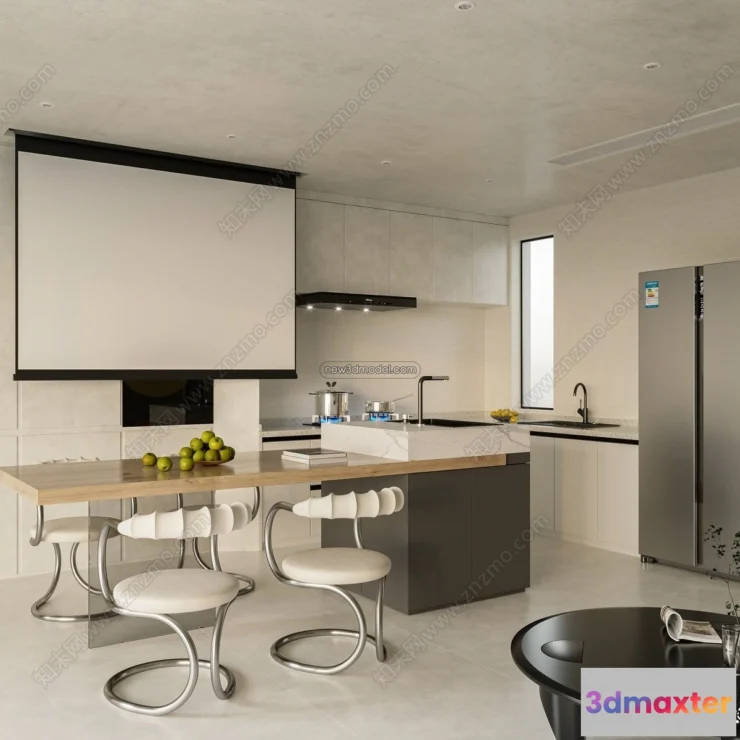 1360024 - Mezzanine Floor - 3D Interior Scene - 3D Models - Modern Style - 105 3D Max