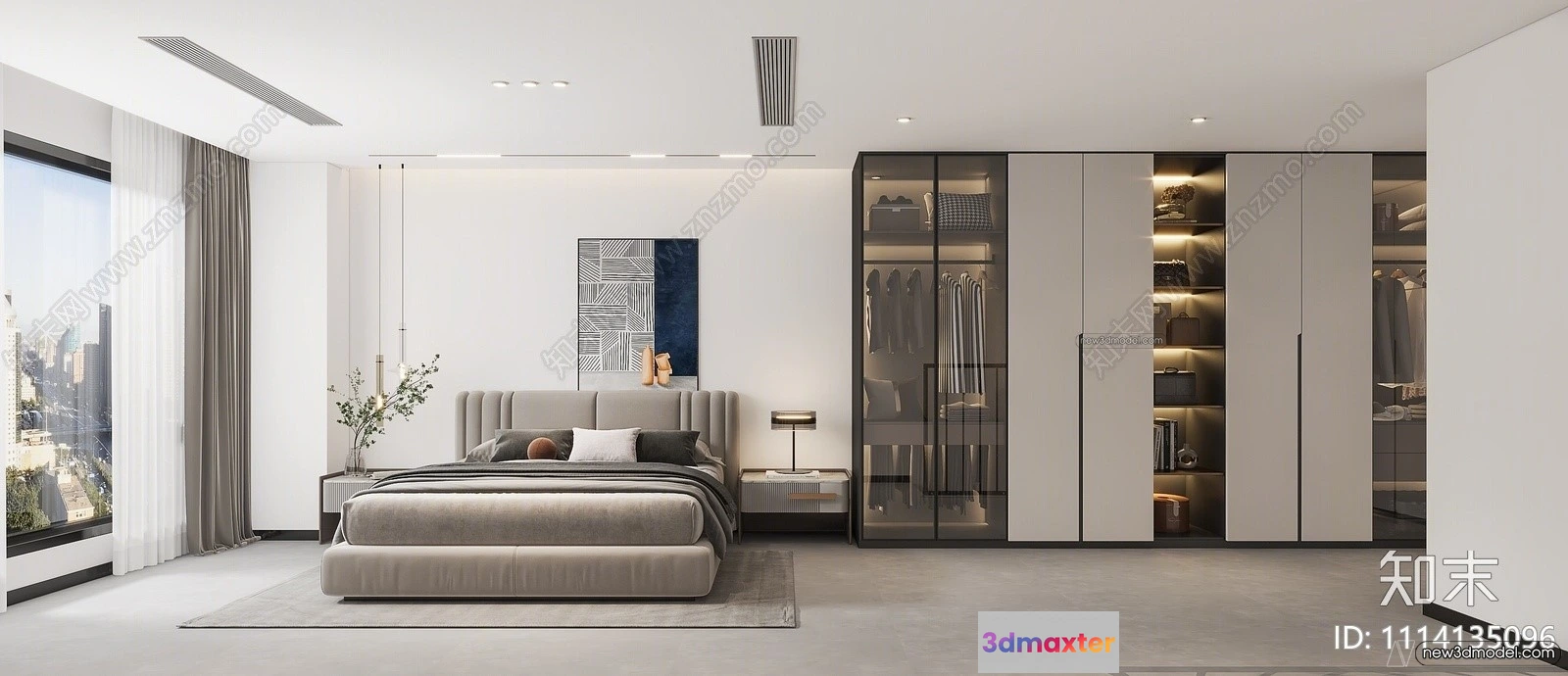 1360093 - Mezzanine Floor - 3D Interior Scene - 3D Models - Modern Style - 106 3D Max