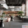 1360658 - Restaurant - Fastfood - 3D Interior Scenes - 107 3D Max