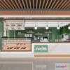1361746 - Restaurant - Fastfood - 3D Interior Scenes - 123 3D Max