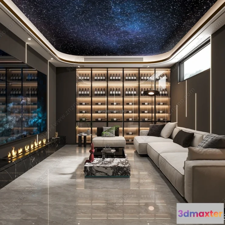 1362965 - Home Theater - 3D Interior Scene - 3D Models - 026 3D Max