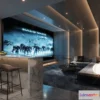 1363302 - Home Theater - 3D Interior Scene - 3D Models - 031 3D Max