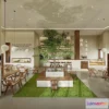 1363538 - Restaurant - Fastfood - 3D Interior Scenes - 149 3D Max