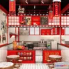 1363699 - Restaurant - Fastfood - 3D Interior Scenes - 151 3D Max