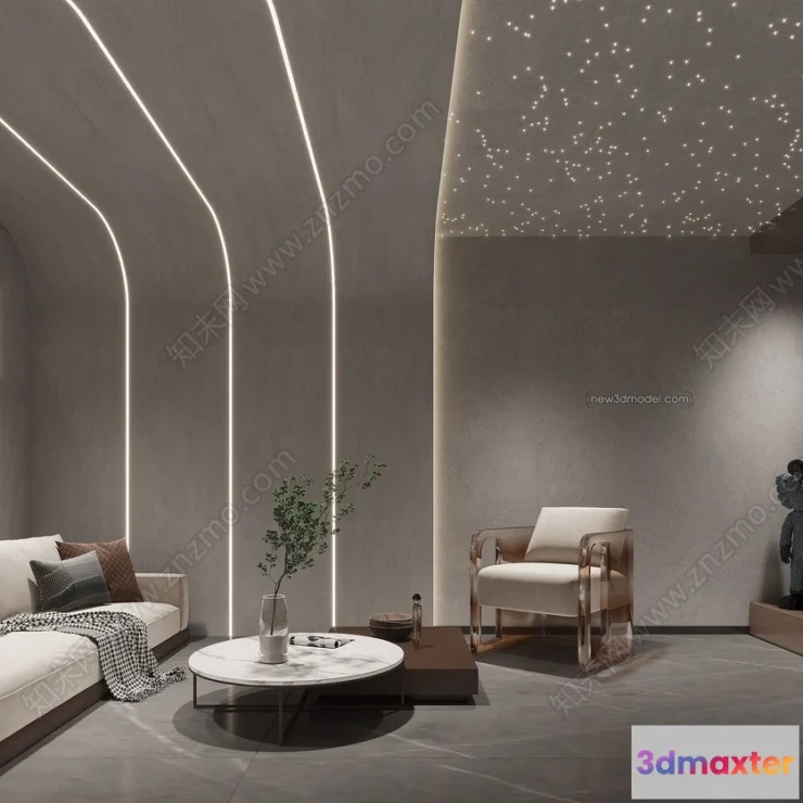 1363752 - Home Theater - 3D Interior Scene - 3D Models - 038 3D Max