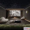 1363819 - Home Theater - 3D Interior Scene - 3D Models - 039 3D Max