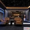 1363889 - Home Theater - 3D Interior Scene - 3D Models - 040 3D Max
