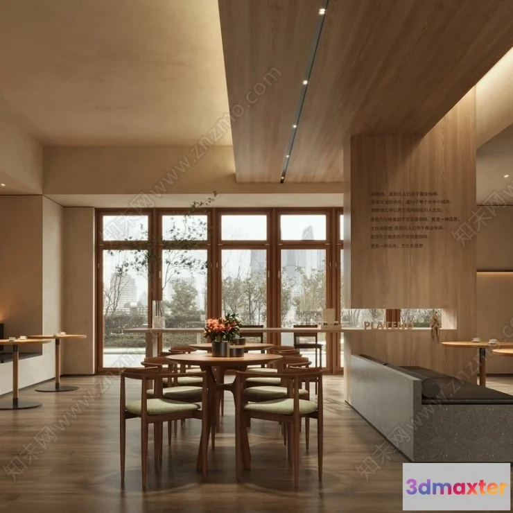 1363969 - Restaurant - Fastfood - 3D Interior Scenes - 155 3D Max