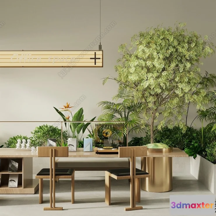 1364163 - Restaurant - Fastfood - 3D Interior Scenes - 158 3D Max