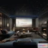1364617 - Home Theater - 3D Interior Scene - 3D Models - 051 3D Max