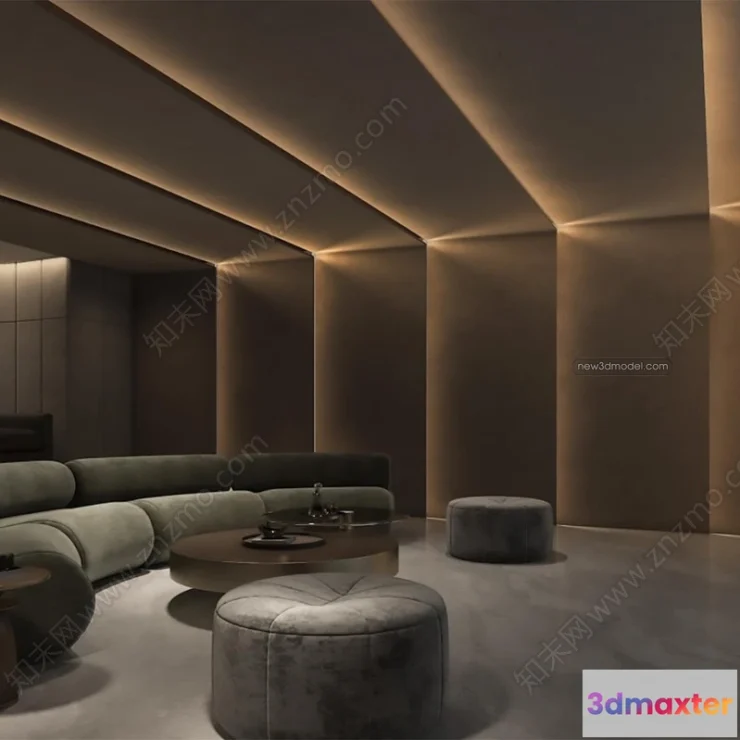 1366516 - Home Theater - 3D Interior Scene - 3D Models - 078 3D Max