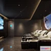 1366777 - Home Theater - 3D Interior Scene - 3D Models - 082 3D Max